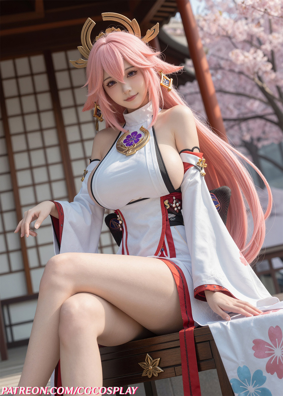 Yae Miko – Genshin Impact 🌸⛩️🦊
