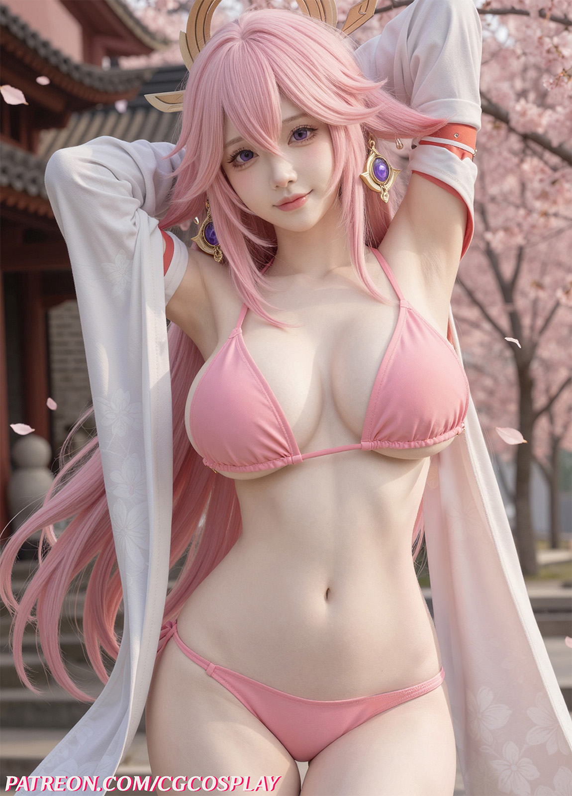 Yae Miko – Genshin Impact 🌸⛩️🦊
