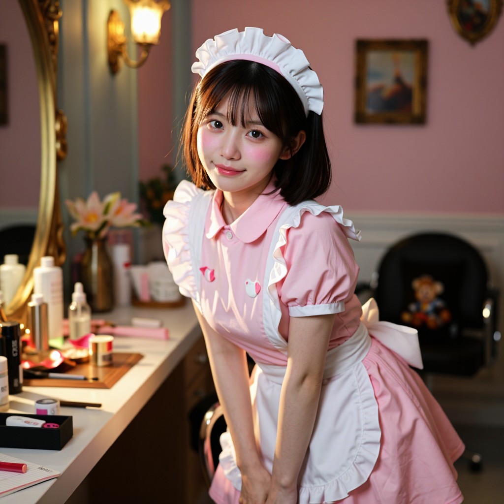 Pink Maid Outfit