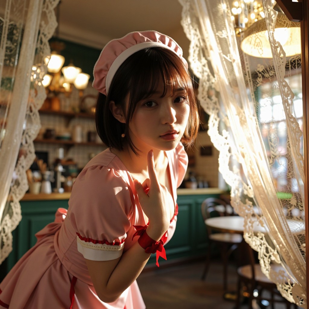 Pink Maid Outfit