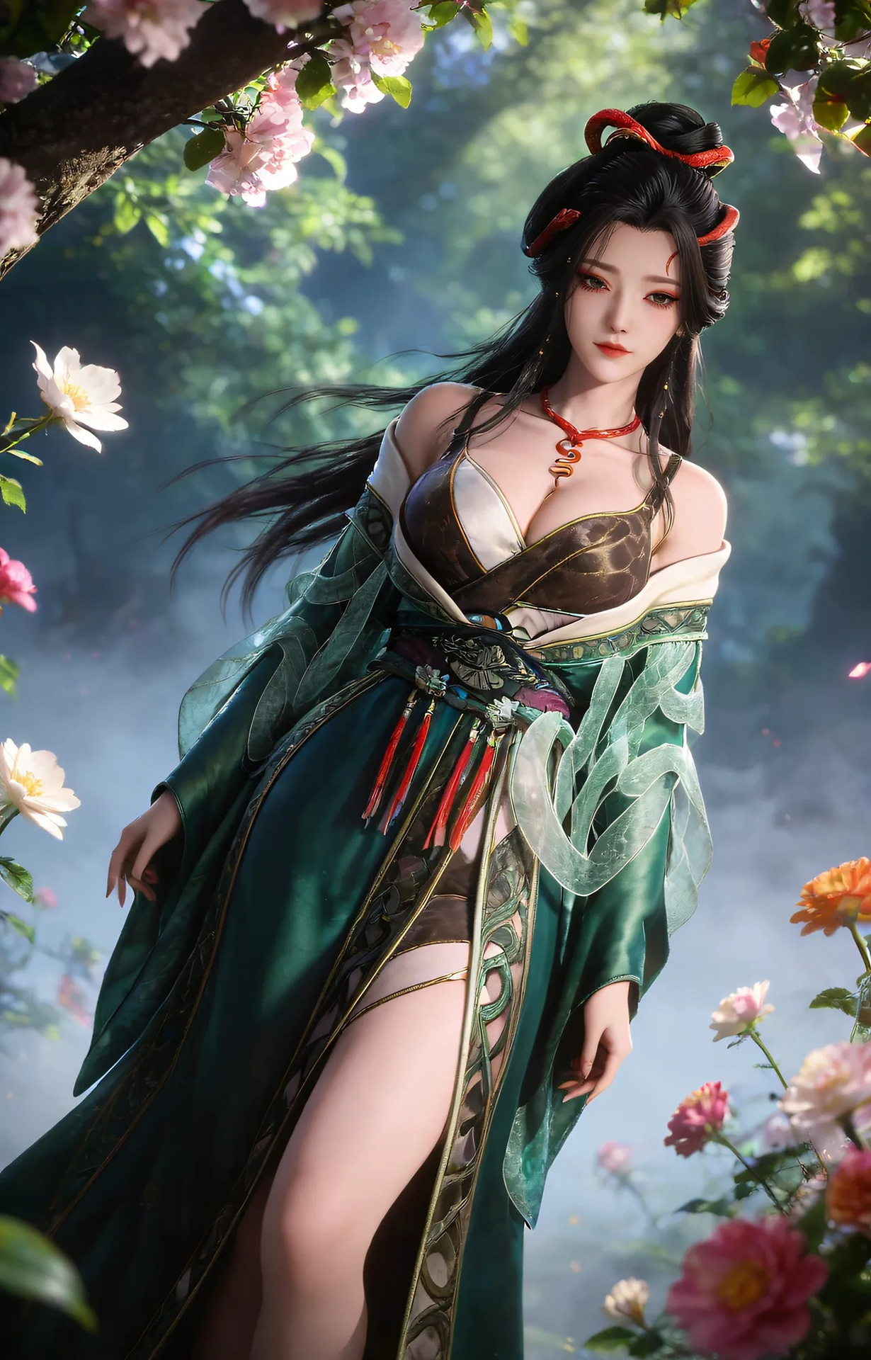 Goddess of Shepherd – – Dragon Charming Man – Koleksi Gambar AI