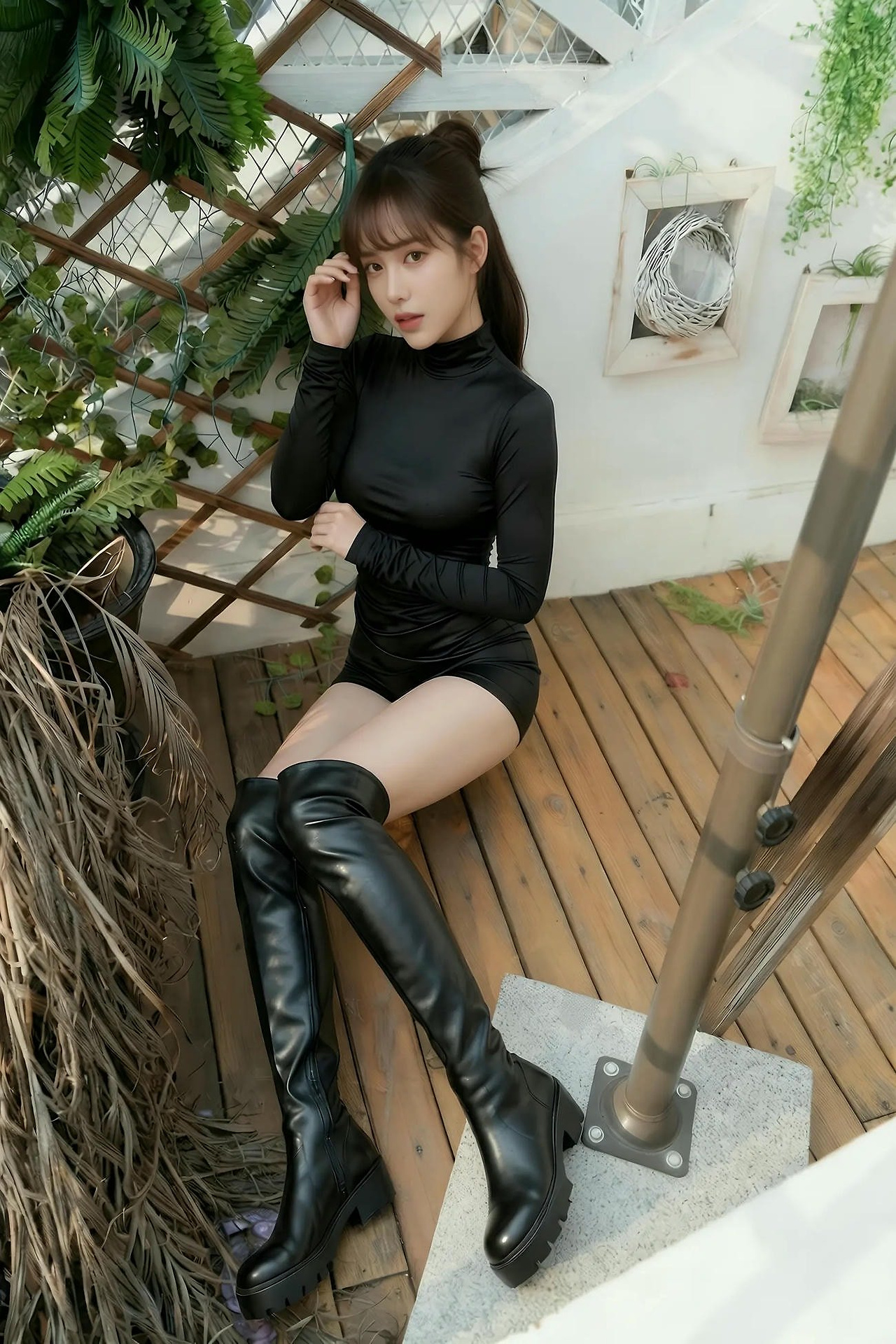 Jiaxi - Boots in Black
