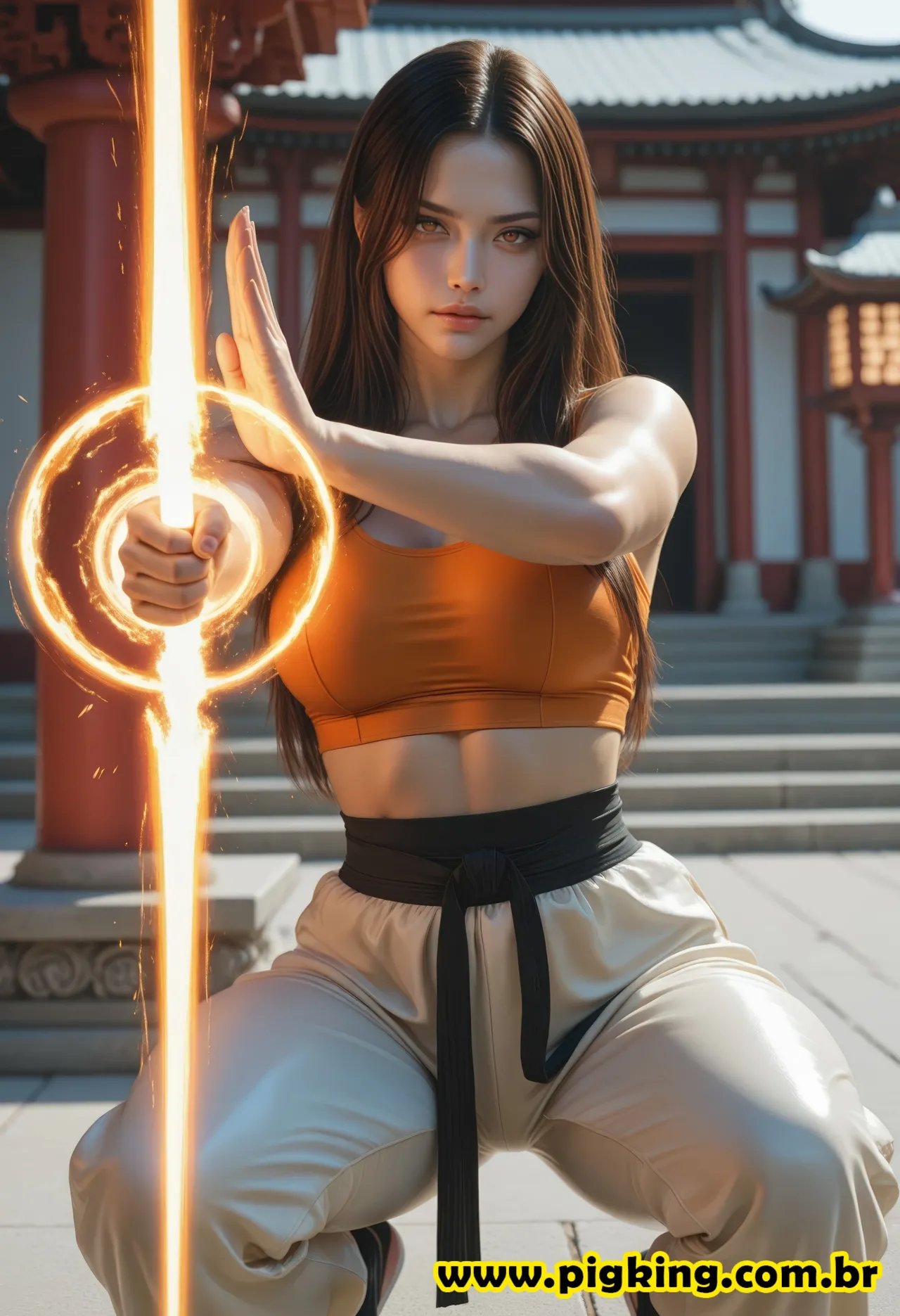 ⚔️✨ Reina Katsuro - The Golden Ascension